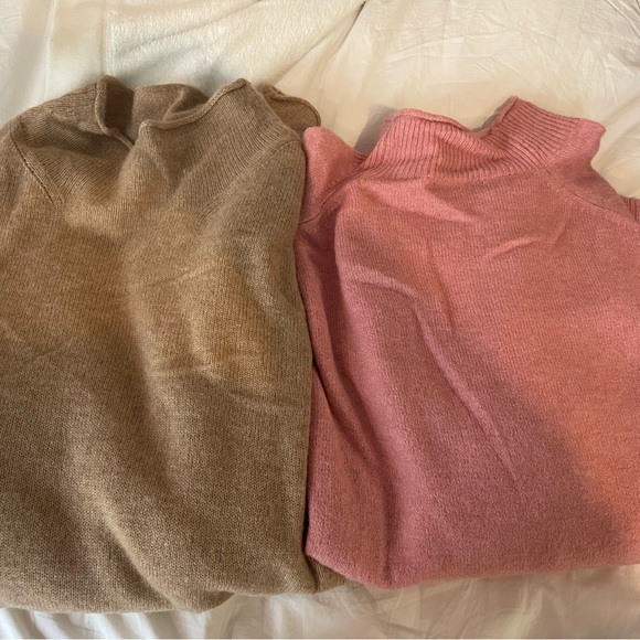 J. Crew Sweaters - Two JCrew Relaxed Roll Neck Cashmere Sweater Size 2X
